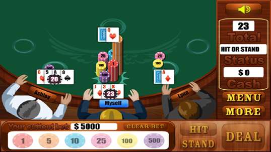 Classic Blackjack Game screenshot 3