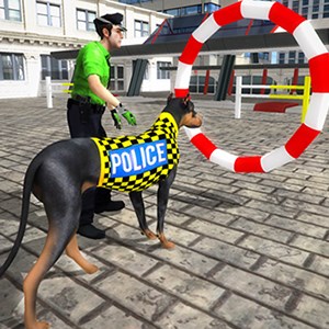 Police Dog Stunt Training