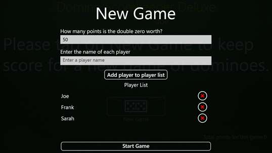 Domino Scorekeeper Deluxe screenshot 3