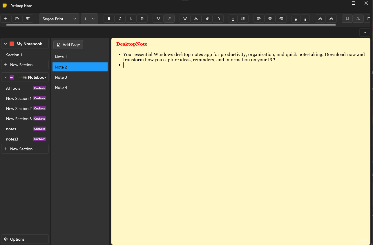 Notes - Keep screenshot