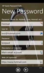 AP Quick Password Safe screenshot 4