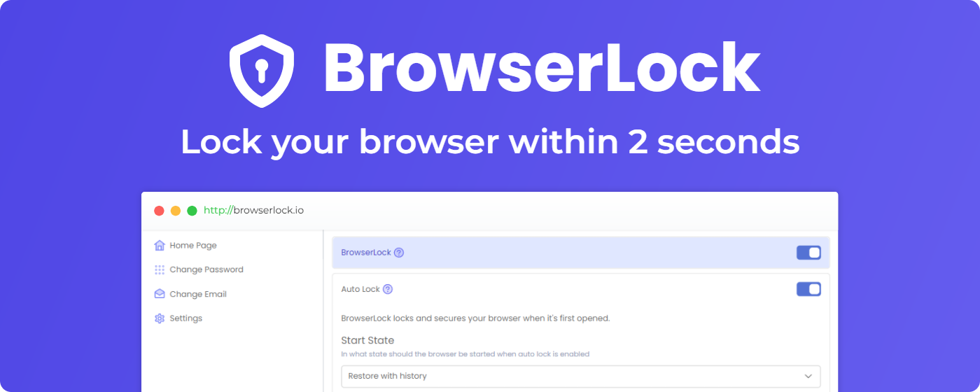 Browser Lock | Lock Your Browser marquee promo image