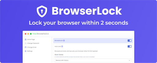 Browser Lock | Lock Your Browser marquee promo image