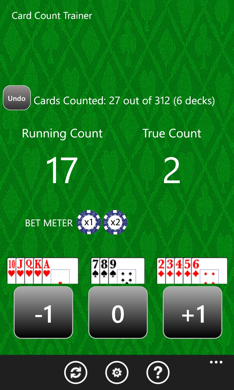 Captura 5 Card Count Trainer windows