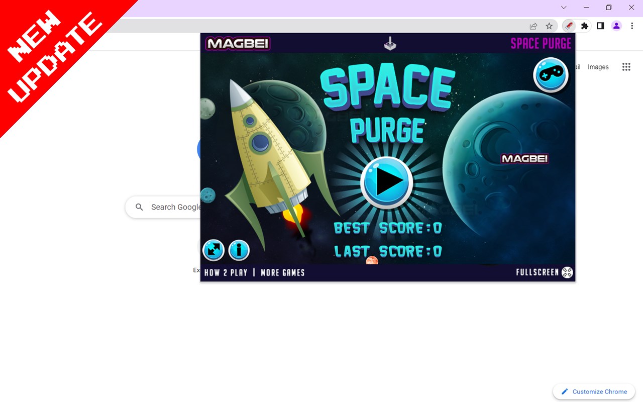 Space Purge Game - Runs Offline