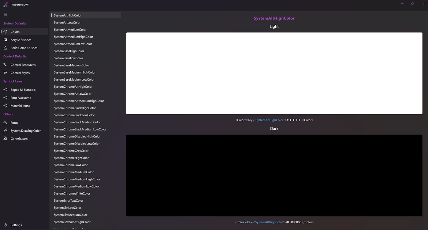 #1. Resources.UWP (Windows) 由: AVK Apps