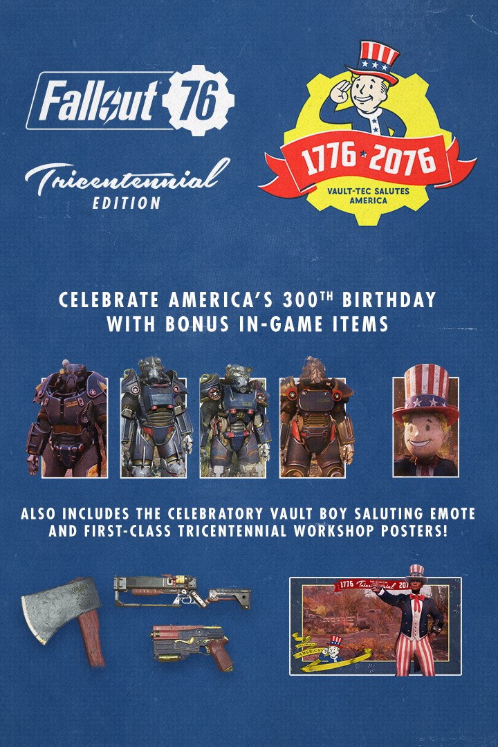 Buy Fallout 76 Tricentennial Pack Upgrade Microsoft Store