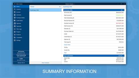 Moon Invoice Screenshots 1