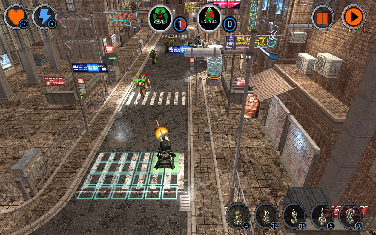 #7. Cyborgs Attack (Windows) Podle: JBWGAMES LLC