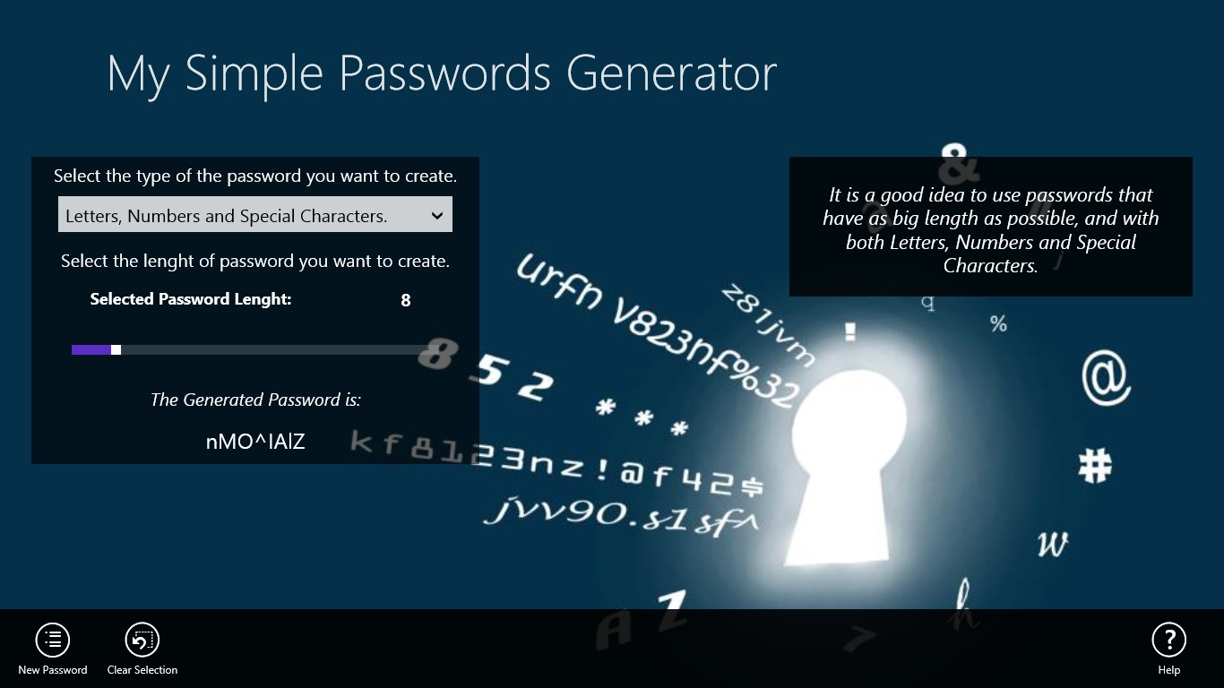 Password gen. Password Generator. Generate password. Simple password.