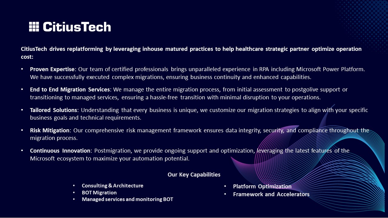 Snapshot 1 of RPA Migration Assessment
