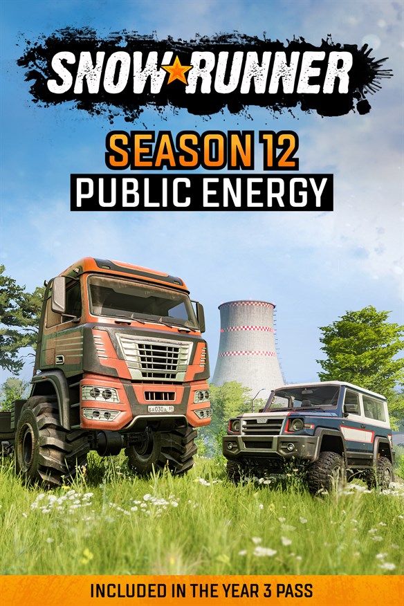 SnowRunner - Season 12: Public Energy (Windows) Xbox Series X|S and Xbox One cover art