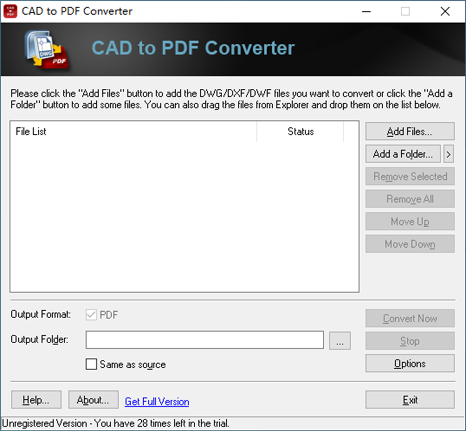 CAD to PDF Converter (AnyDWG) (Windows) Podle: AnyDWG Software