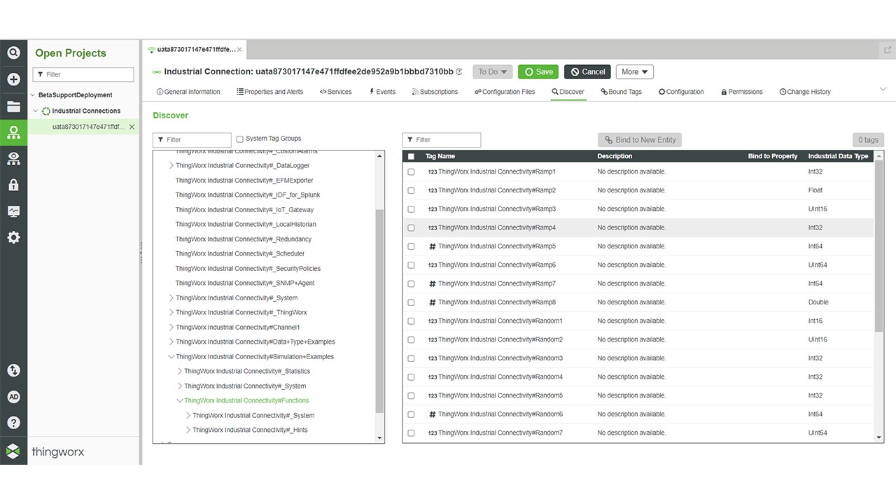 Snapshot 5 of ThingWorx for Azure