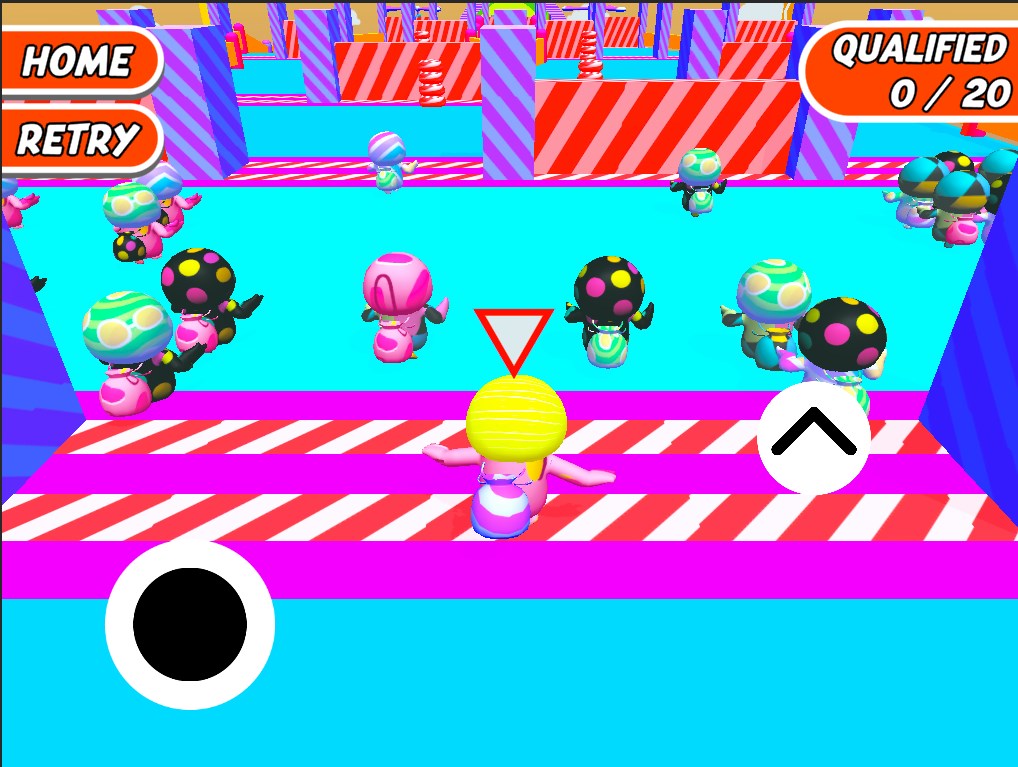 Captura de Pantalla 4 Fall Guys Fun Race 3D windows