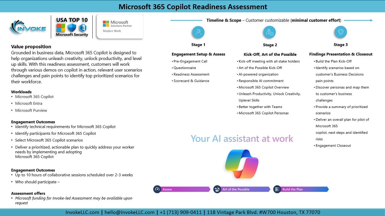 Snapshot 1 of Microsoft 365 Copilot: 2-Wk Readiness Assessment