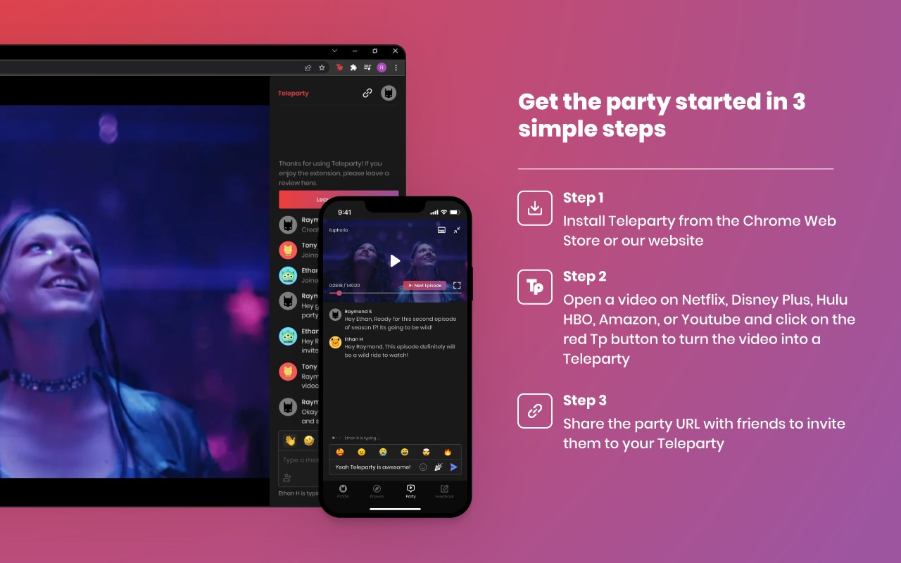 Netflix Party is now Teleparty