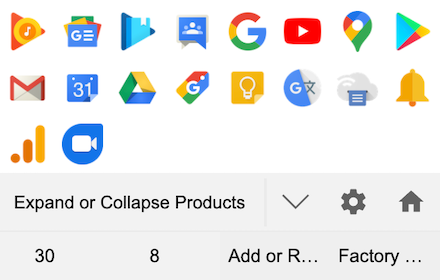 Shortcuts for Google™ Products small promo image