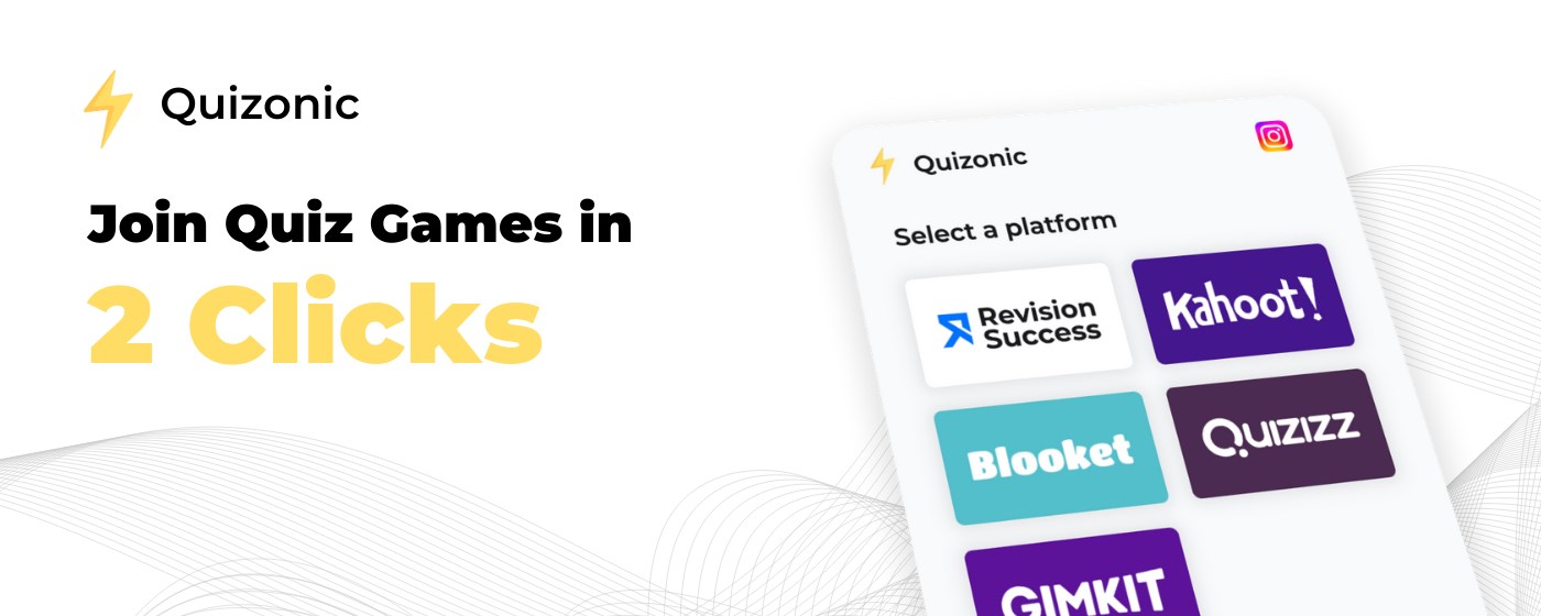 Quizonic - Join Quiz Games In 2 Clicks marquee promo image