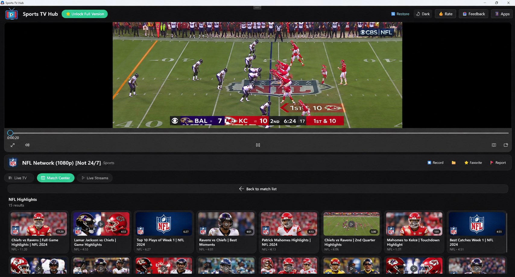 Sports TV Hub screenshot