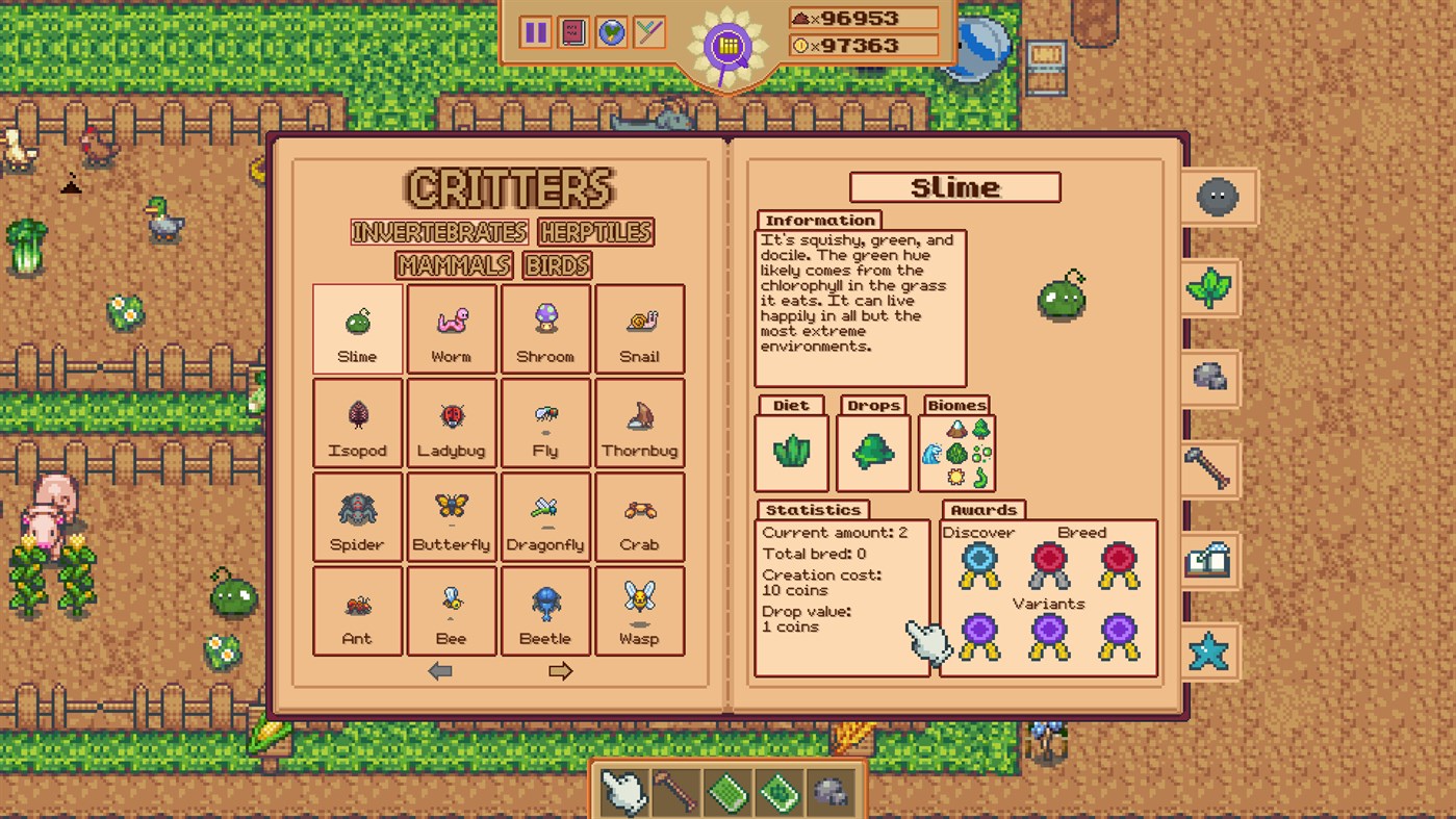#3. CritterGarden (Windows) Podle: Minjonia Studios