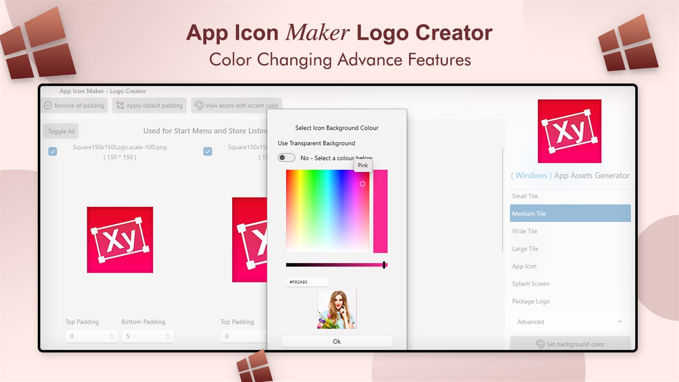 #4. App Icon Maker - Logo Creator (Windows) โดย: Pinnacle Labs