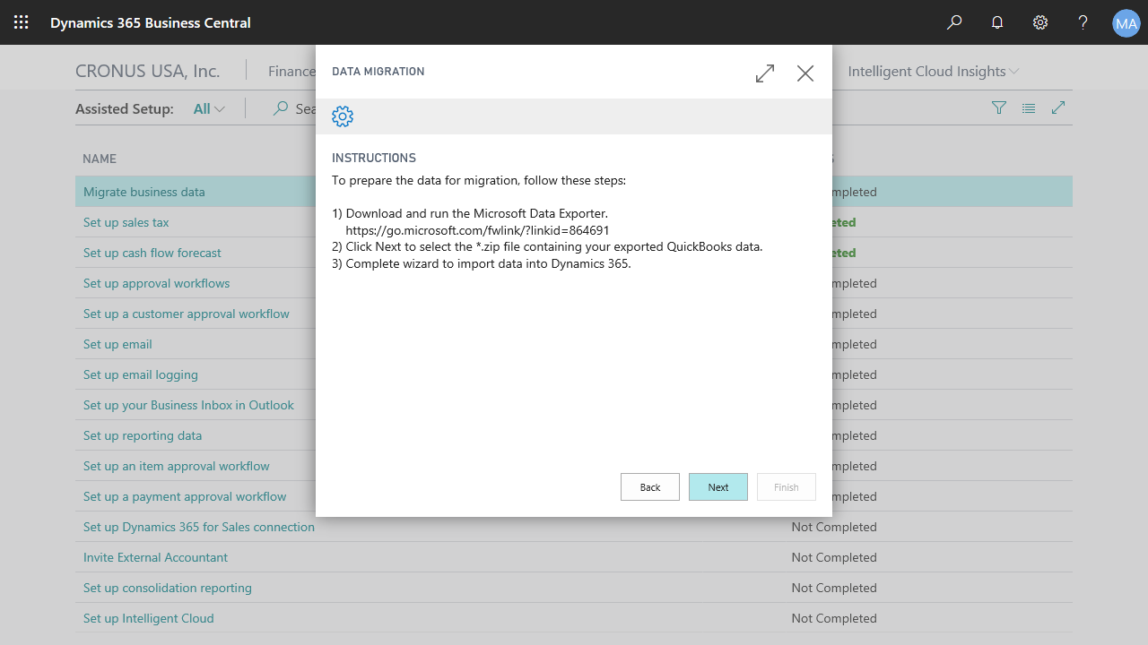 Snapshot 3 of QuickBooks Data Migration