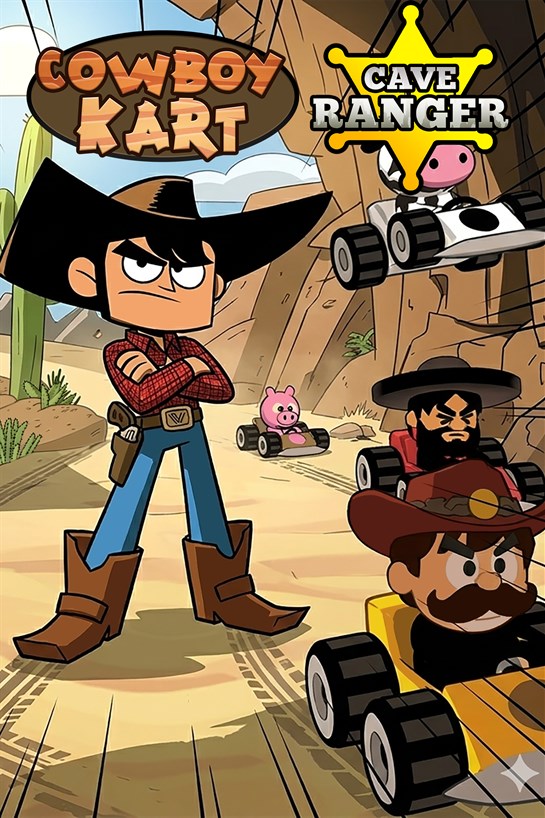 Capture de boîte de Cowboy Kart + Cave Ranger