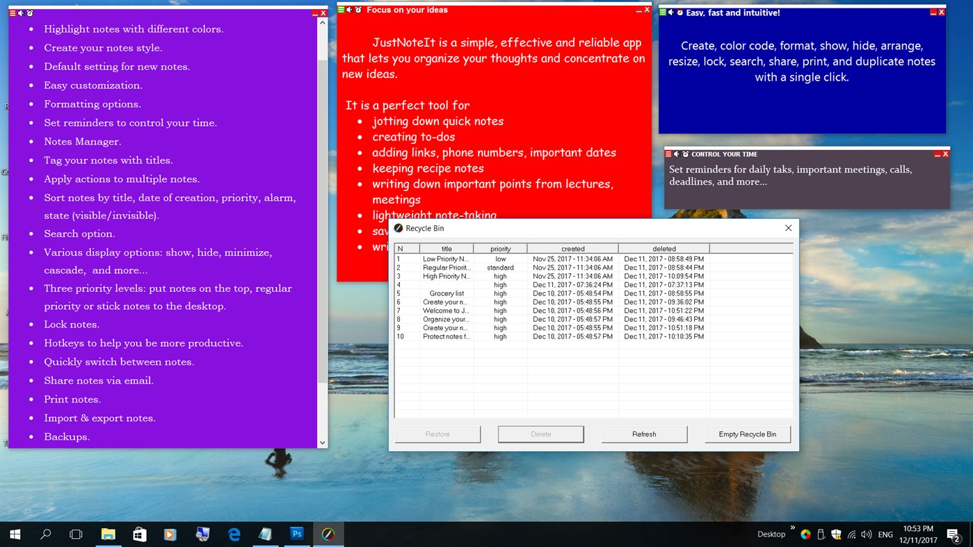 #6. JustNoteIt (Windows) 게시자: Intemodino Group s.r.o.
