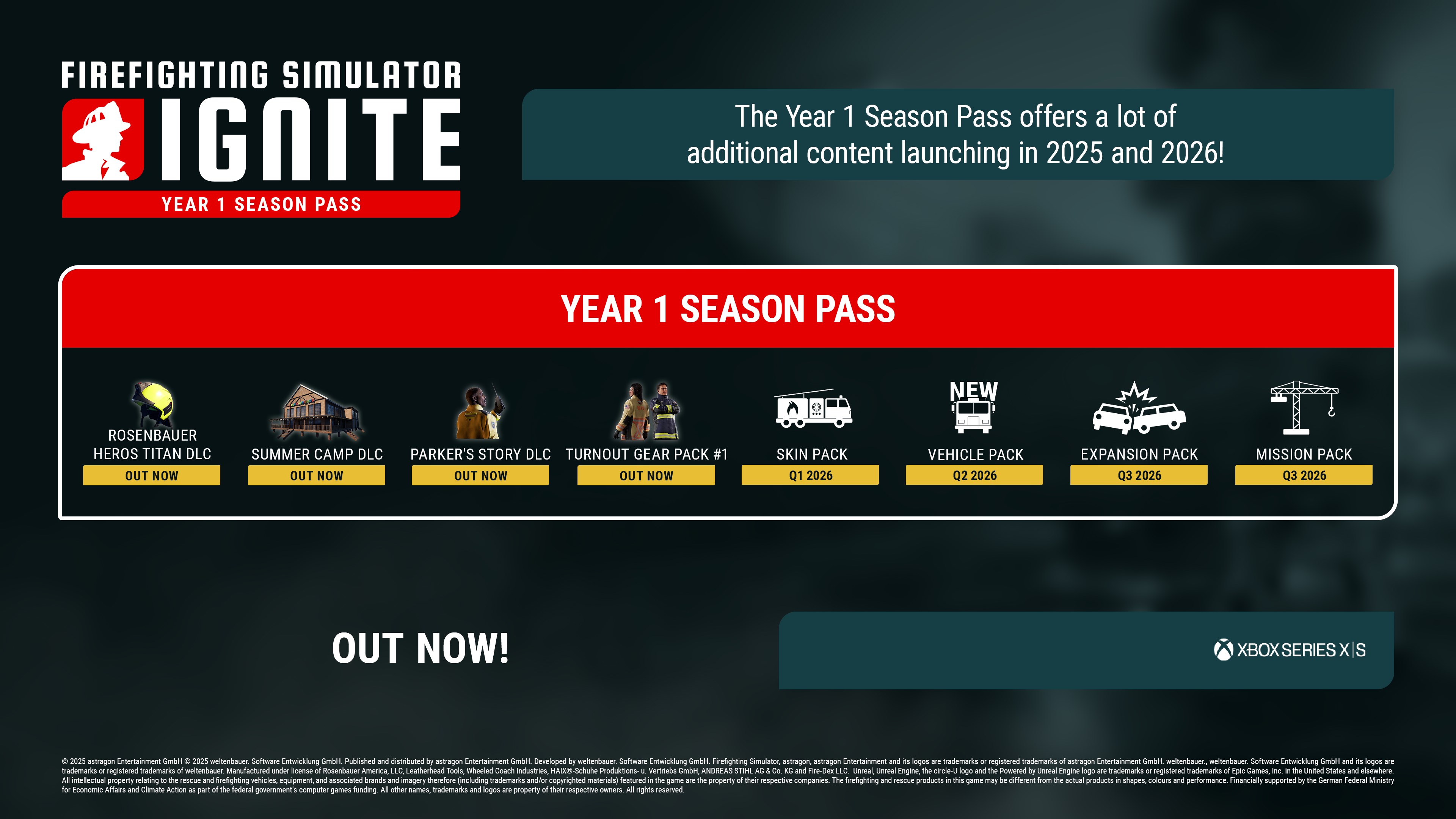 Firefighting Simulator: Ignite - Year 1 Season Pass | Xbox | Chiave | Privato