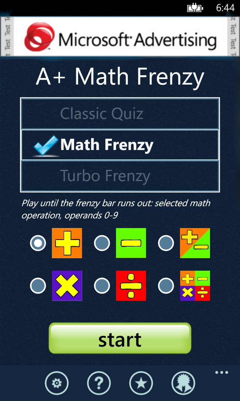 A+ Math Frenzy