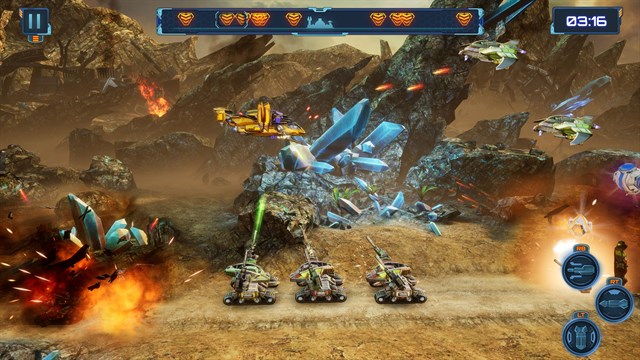 Red Siren: Space Defense screenshot 4