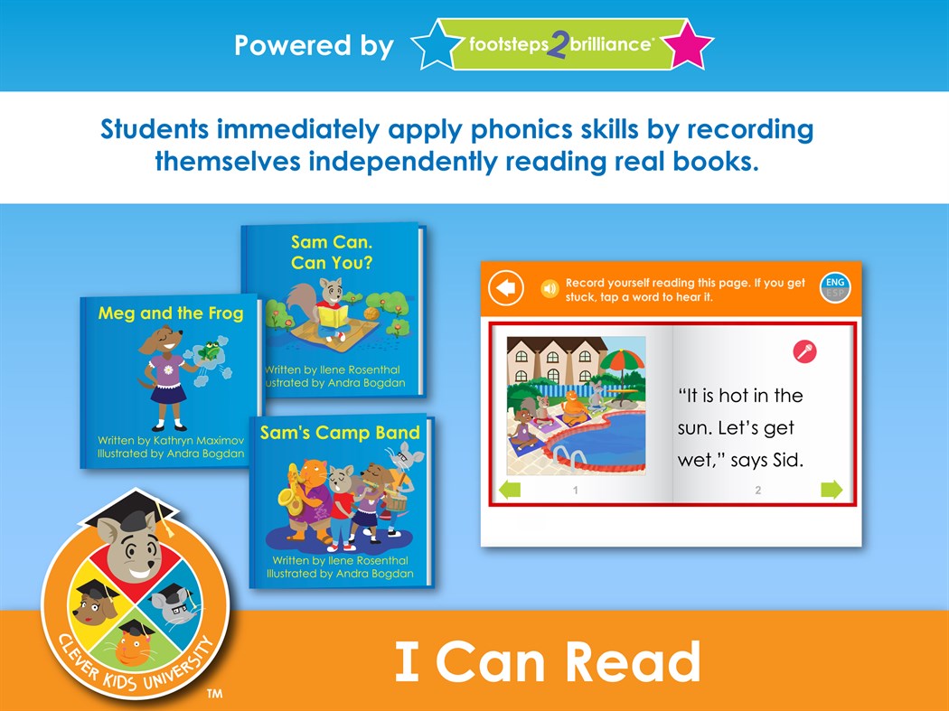 #4. Clever Kids University - I Can Read (Windows) 来自: Footsteps2Brilliance, Inc.