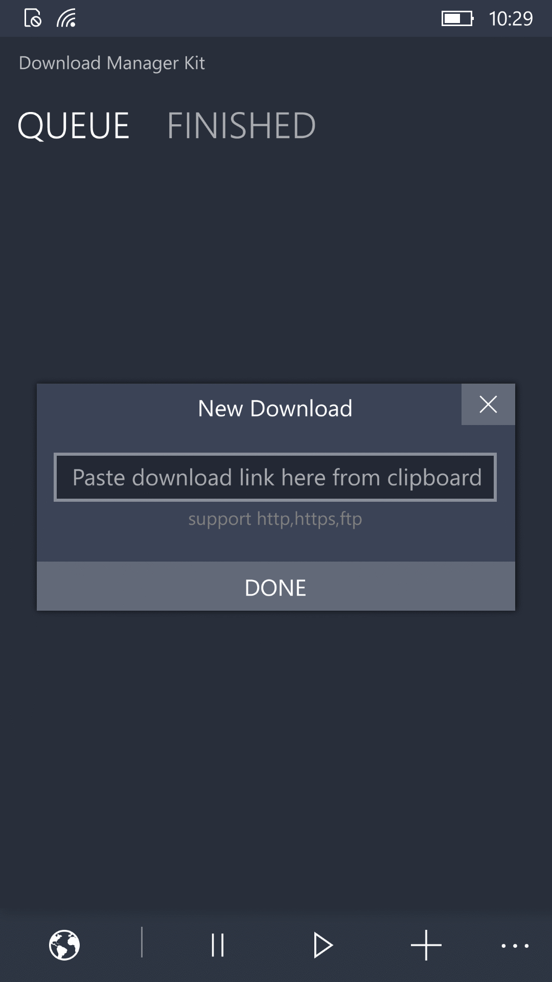 Download Manager Kit screenshot
