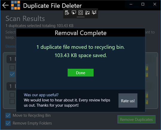 Duplicate File Deleter screenshot 8
