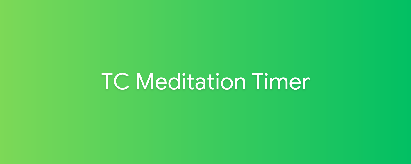 TC Meditation Timer marquee promo image