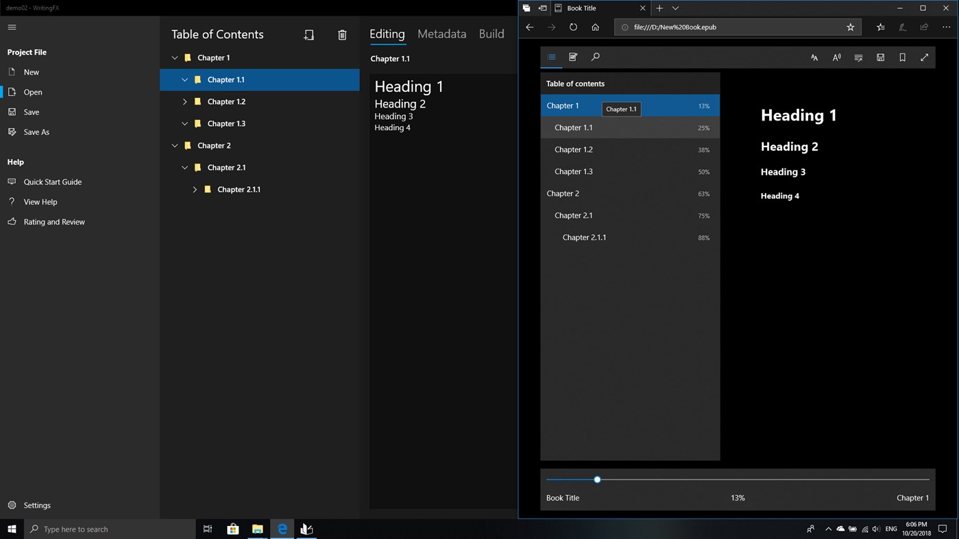 #2. WritingFX (Windows) By: Moonlight Builds
