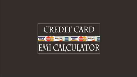 Credit Card EMI Calculator Screenshots 1