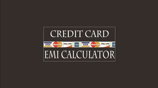 Credit Card EMI Calculator screenshot 1