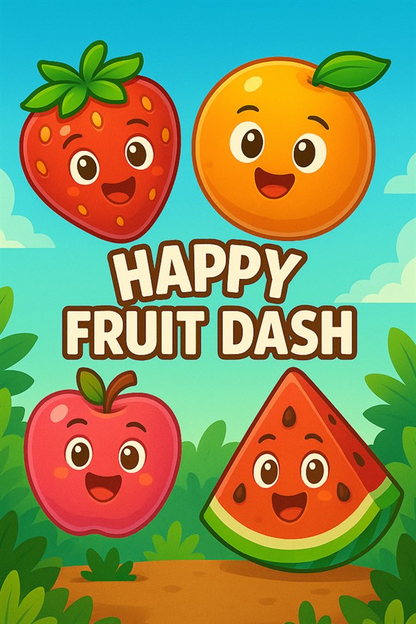 Happy Fruit Dash Xbox Series X|S and Xbox One cover art