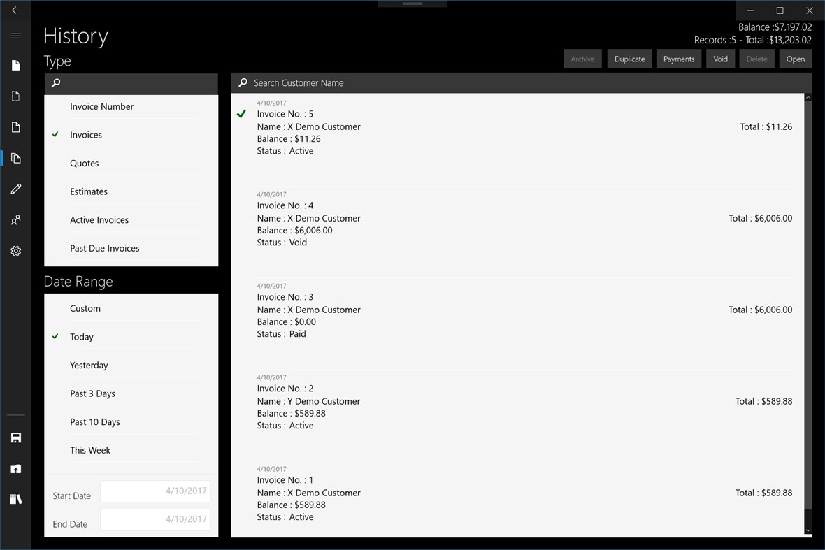 #5. Invoice 360 (Windows) Podle: ConnectCode