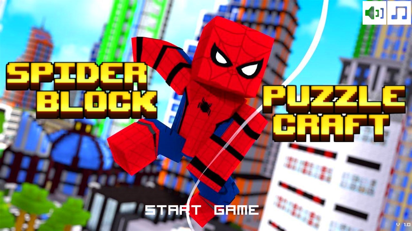 #4. Spider Puzzle Block Craft (Windows) By: Ice Games Craft