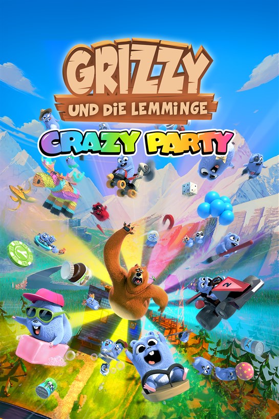 Boxaufnahme von Grizzy und die Lemminge - Crazy Party