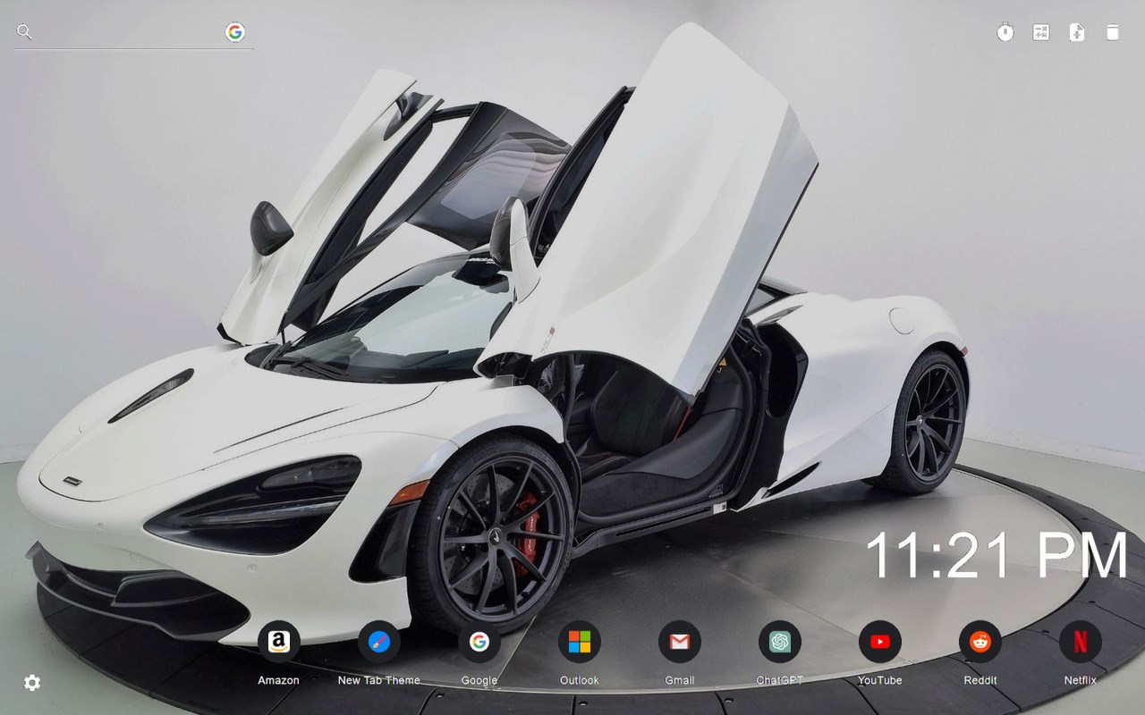 Mclaren Wallpaper New Tab