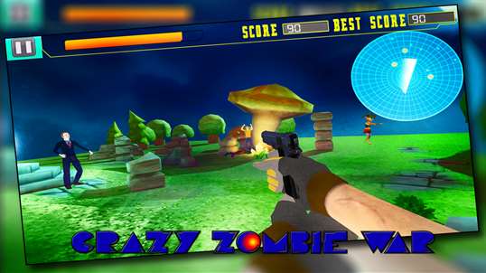 Crazy Zombie War screenshot 1