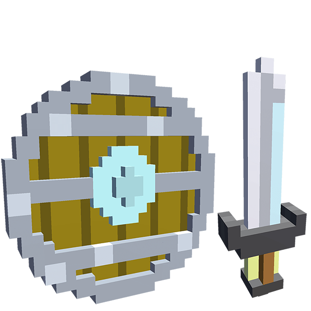 Medival 3D Color by Number - Voxel Coloring Book