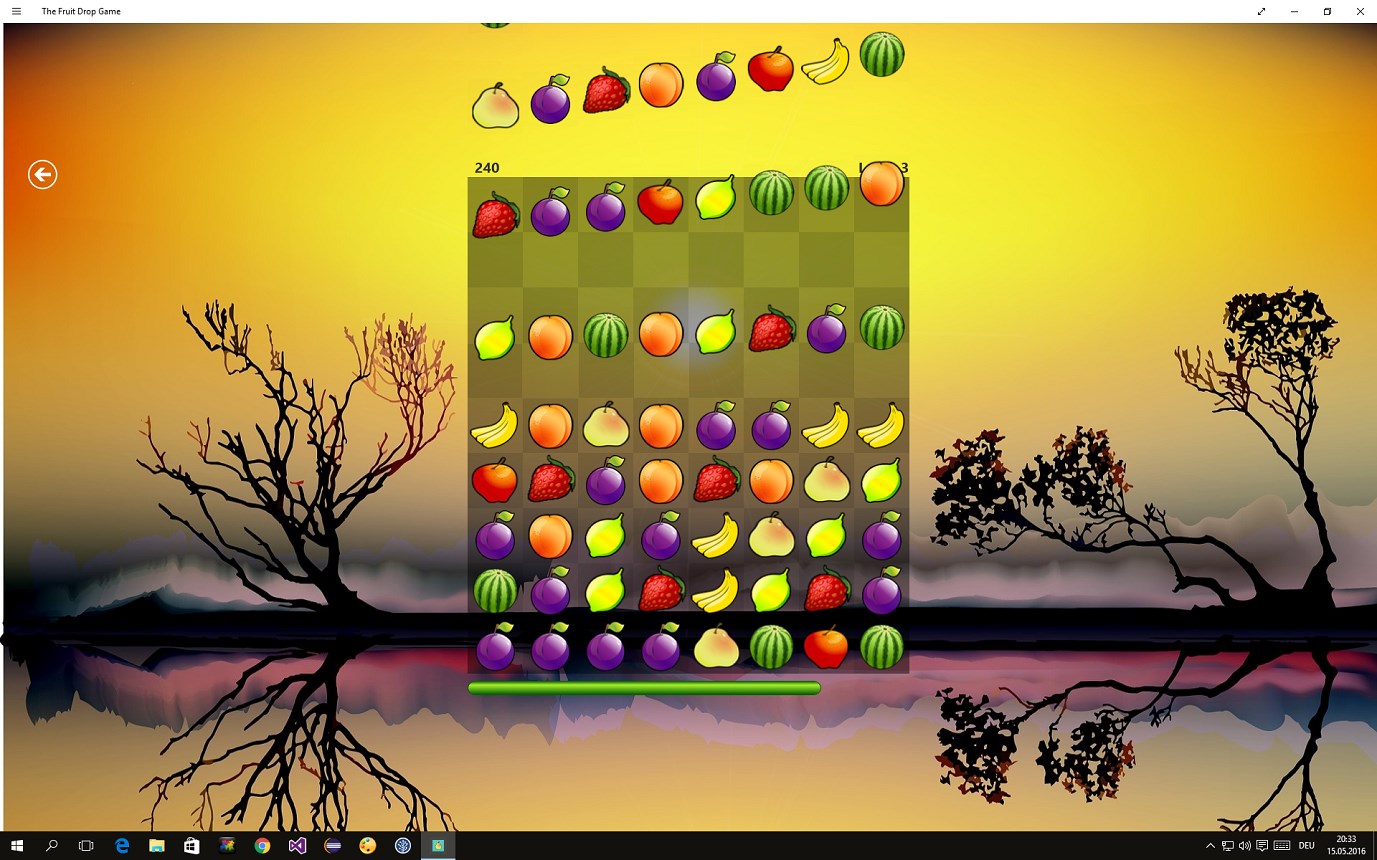 Screenshot 2 The Fruit Drop Game windows