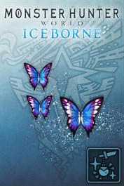 Smycke: Azurblå skuggfjärilar
