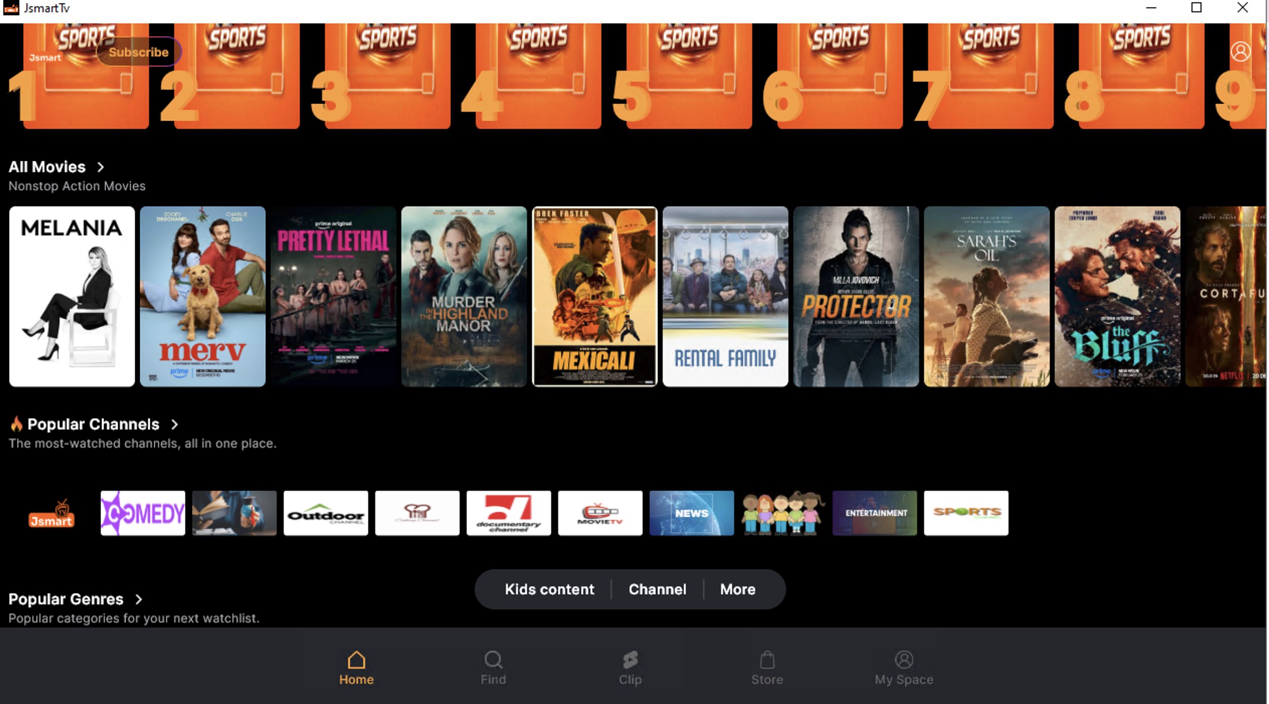 JsmartTv screenshot