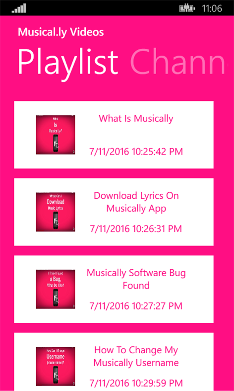Musical.ly - Free HD Videos & Guide Screenshots 1